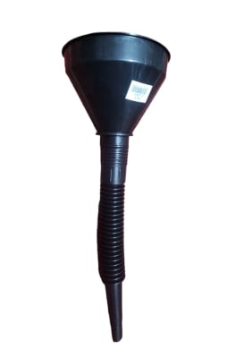 EMBUDO PLASTICO EMBUDO CON ALARGADOR FLEX NEGRO