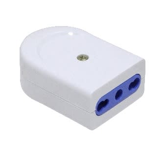 ENCHUFE HEMBRA VOLANTE BLANCO 10/16A