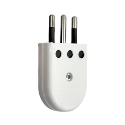 ENCHUFE MACHO CONVERTIBLE BLANCO 10A MEC 0241