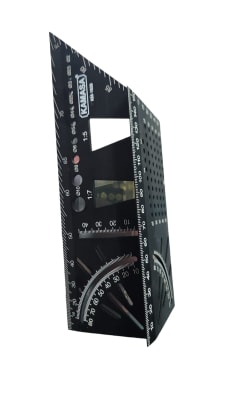 ESCUADRA 3D MULTIUSO ALUMINIO COLOR NEGRO KAMASA