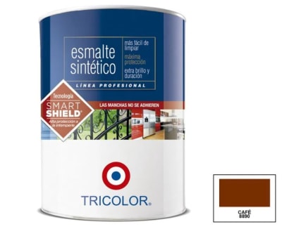 ESMALTE SINTETICO TRICOLOR CAFE T40 - 400ML