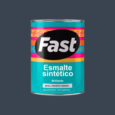 ESMALTE SINTETICO GRIS OSCURO 900ML FAST