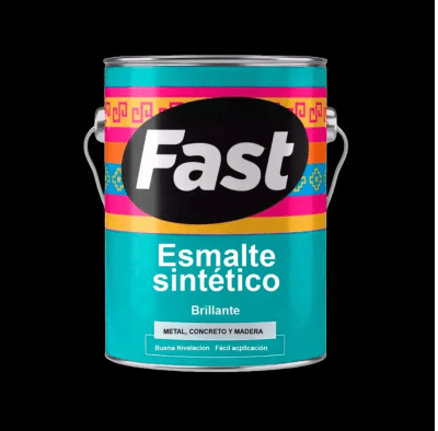 ESMALTE SINTETICO NEGRO GALON FAST
