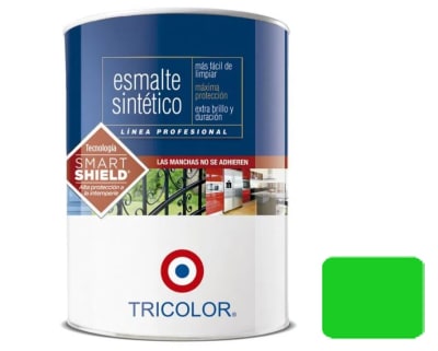 ESMALTE SINTETICO TRICOLOR VERDE KIWI T40 400ML