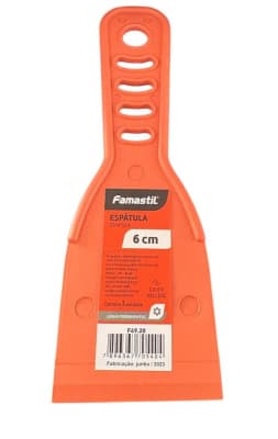 ESPATULA PLASTICA LISA  6CM  FAMASTIL