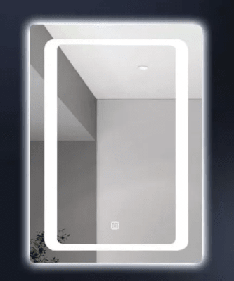 ESPEJO RECTANGULAR CON LUZ LED CONTORNO 45X60 TAUMM