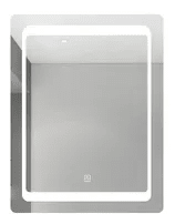 ESPEJO RECTANGULAR CON LUZ LED CONTORNO 90X70 TAUMM