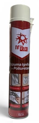 ESPUMA DE POLIUTERANO IGNIFUGA POLIURETANO FIBRA 750ML