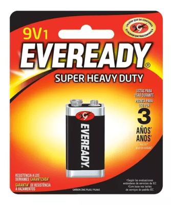 9V1 ENERGIZER BATERIA
