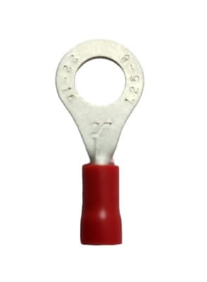 TERMINAL OJAL ELECTRICO 6MM ROJO 16-22AWG