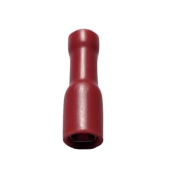 TERMINAL ELECTRICO HEMBRA AISLANTE COMPLETO ROJO PQ 0.5-1.5X3