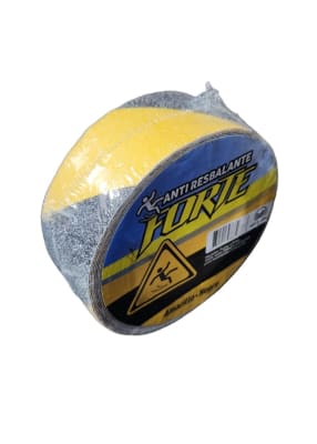 CINTA ANTIDESLIZANTE NEGRO AMARILLO FORTE 9 MTS
