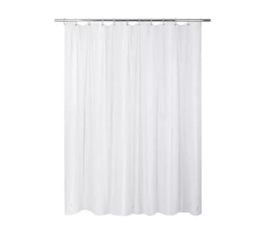 CORTINA BAÑO FORRO BLANCO 180X180CM INOXCROM