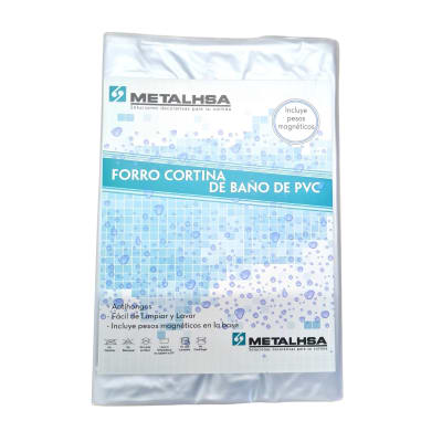 FORRO CORTINA DE BAÑO (PVC)