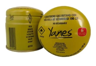 GAS BUTANO CON VALVULA SEGURIDAD 190GR