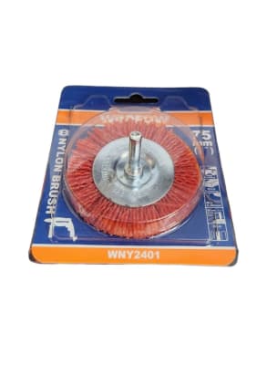 GRATA CEPILLO NYLON  RUEDA 75MM (3