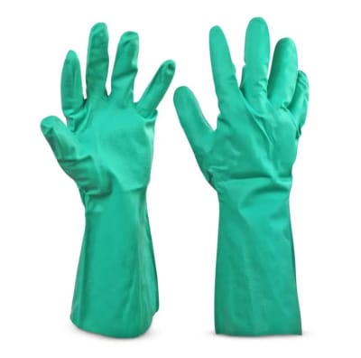GUANTES DE NITRILO VERDE TALLA 9 BLACKBULL