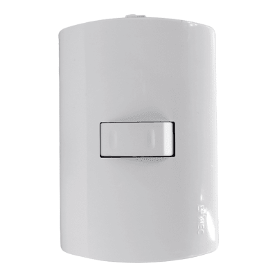 INTERRUPTOR EMBUTIDO 9/12 SIMPLE  10A MEC BCO