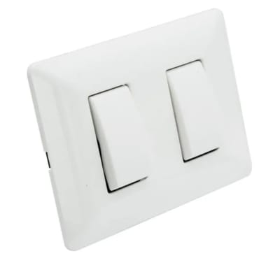 INTERRUPTOR EMBUTIDO DOBLE 10A 220V