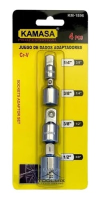 ADAPATADOR CUADRANTE JUEGO 4PCS KAMASA
