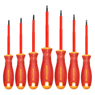 SET DESTORNILLADOR AISLADO 1000V 7 PIEZAS WADFOW WSS7404