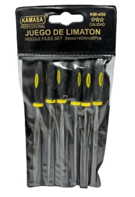 JUEGO DE LIMATON 3mm x140mm 6PCS