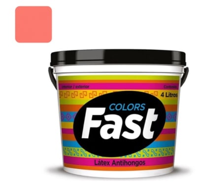 LATEX AL AGUA GALON CORAL FAST TRICOLOR