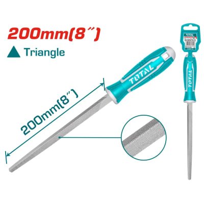 LIMA FIERRO TRIANGULAR DE ACERO 200MM INDUSTRIAL THT91486