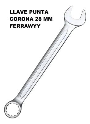 LLAVE PUNTA CORONA 28 MM FERROWAYY