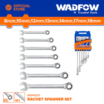 JUEGO DE LLAVES PUNTA Y CORONA 7PCS TRIQUETE DOBLE PUNTA WSP4207 WADFOW