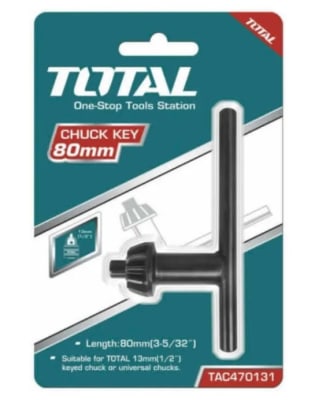 LLAVE TALADRO TOTAL 1/2 80MM