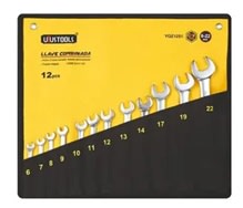 JUEGO DE LLAVES PUNTA Y CORONA COMBINADA 12 PCS622MM UYUSTOOLS