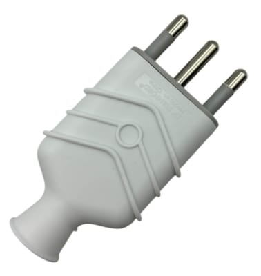 ENCHUFE MACHO 16A  BLANCO 250V 5047B STANFORD
