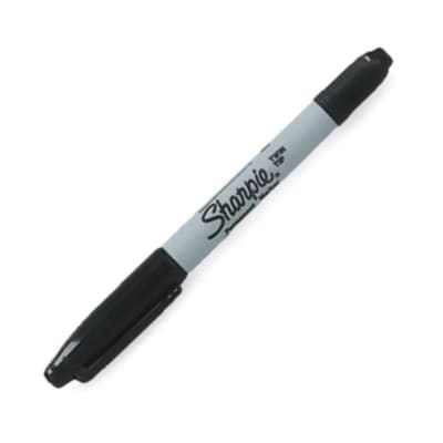 MARCADOR MULTIUSO NEGRO DOBLE  SHARPIE