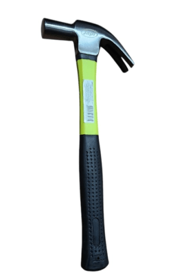 MARTILLO UÑA CON MANGO DE FIBRA DE VIDRIO 16OZ JAPI