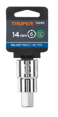 DADO HEXAGONAL MACHO 14MM TRUPER 13285