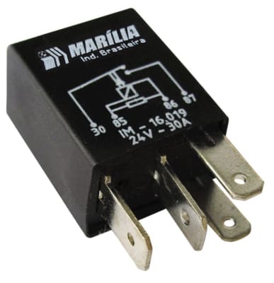 RELAYS MINI 30A 24V 4PTS MARILIA 518207