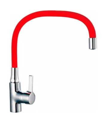 LLAVE MONOMANDO LAVAPLATOS ROJO