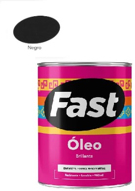 OLEO BRILLANTE NEGRO GALON FAST