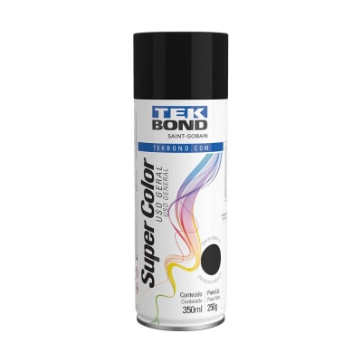 SPRAY ESMALTE NEGRO OPACO MATE 350ML NORTON