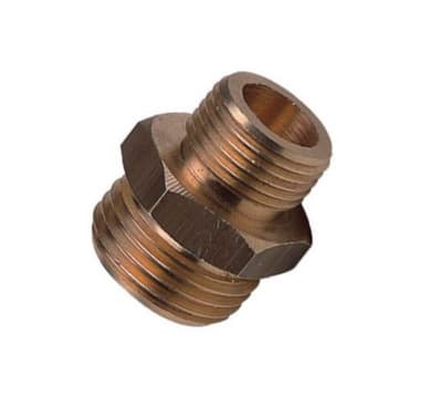 NIPLE REDUCCION BRONCE 1/2HE - 3/8HE