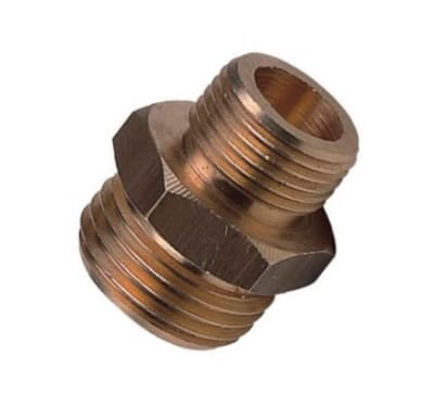 NIPLE REDUCCION BRONCE 1/2HE-1/4HE