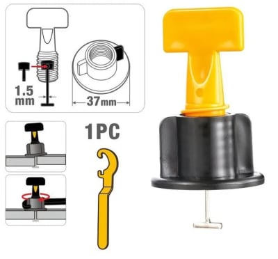 NIVELADOR CERAMICA CON CLAVO CAMBIABLE 37-1,5MM NIC 37C UYUSTOOLS