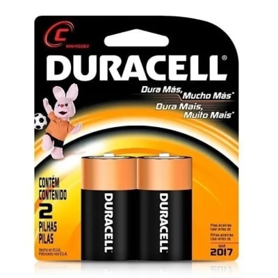 PILAS DURACELL PAR TIPO C