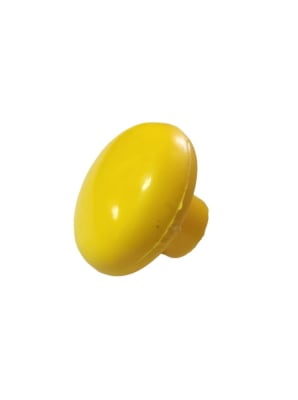 PERILLA PLASTICA AMARILLO 38MM
