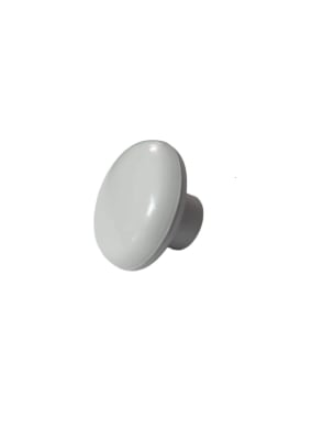 PERILLA PLASTICA GRIS CLARO 38MM