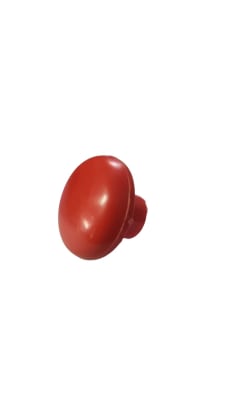 PERILLA PLASTICA ROJA 38MM