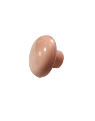 PERILLA PLASTICA ROSADA 38MM