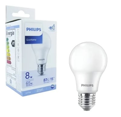 AMPOLLETA LED E27 EH LUZ FRIA 8W PHILIPS IPBM