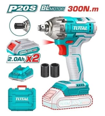 PISTOLA LLAVE IMPACTO CUADRANTE 1/2 TIWLI2038 TOTAL